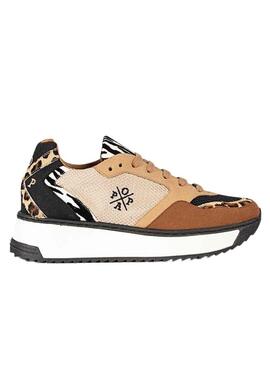 Sneakers Popa Almanzor Animal Nero per Donna