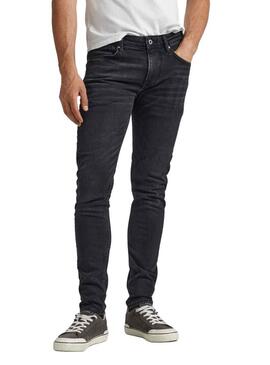 Pantaloni Jeans Pepe Jeans Finsbury Nero Uomo