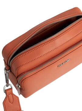 Borsa Calvin Klein Must Camera Bag Arancione Donna