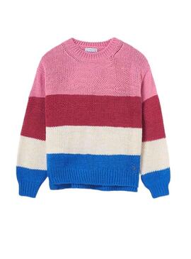 Pullover Mayoral Colore blocco Multicolor per Bambina