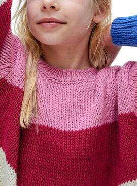 Pullover Mayoral Colore blocco Multicolor per Bambina