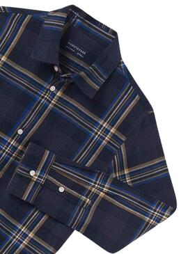 Camicia Mayoral Quadri Blu Navy per Bambino