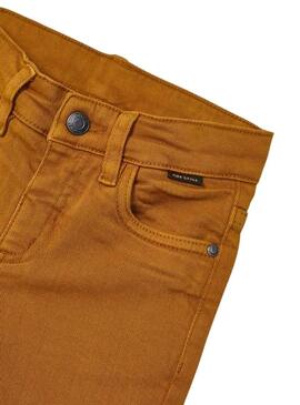 Pantaloni Mayoral Sarga Skinny Camel per Bambino