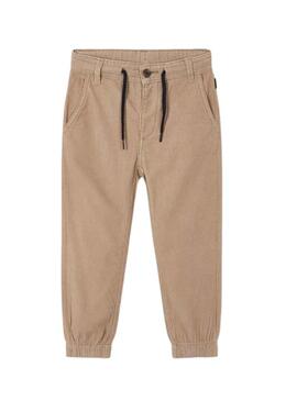 Pantaloni Mayoral Velluto a coste Skater Fit Beige Bambino