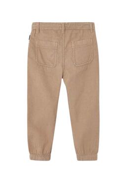 Pantaloni Mayoral Velluto a coste Skater Fit Beige Bambino
