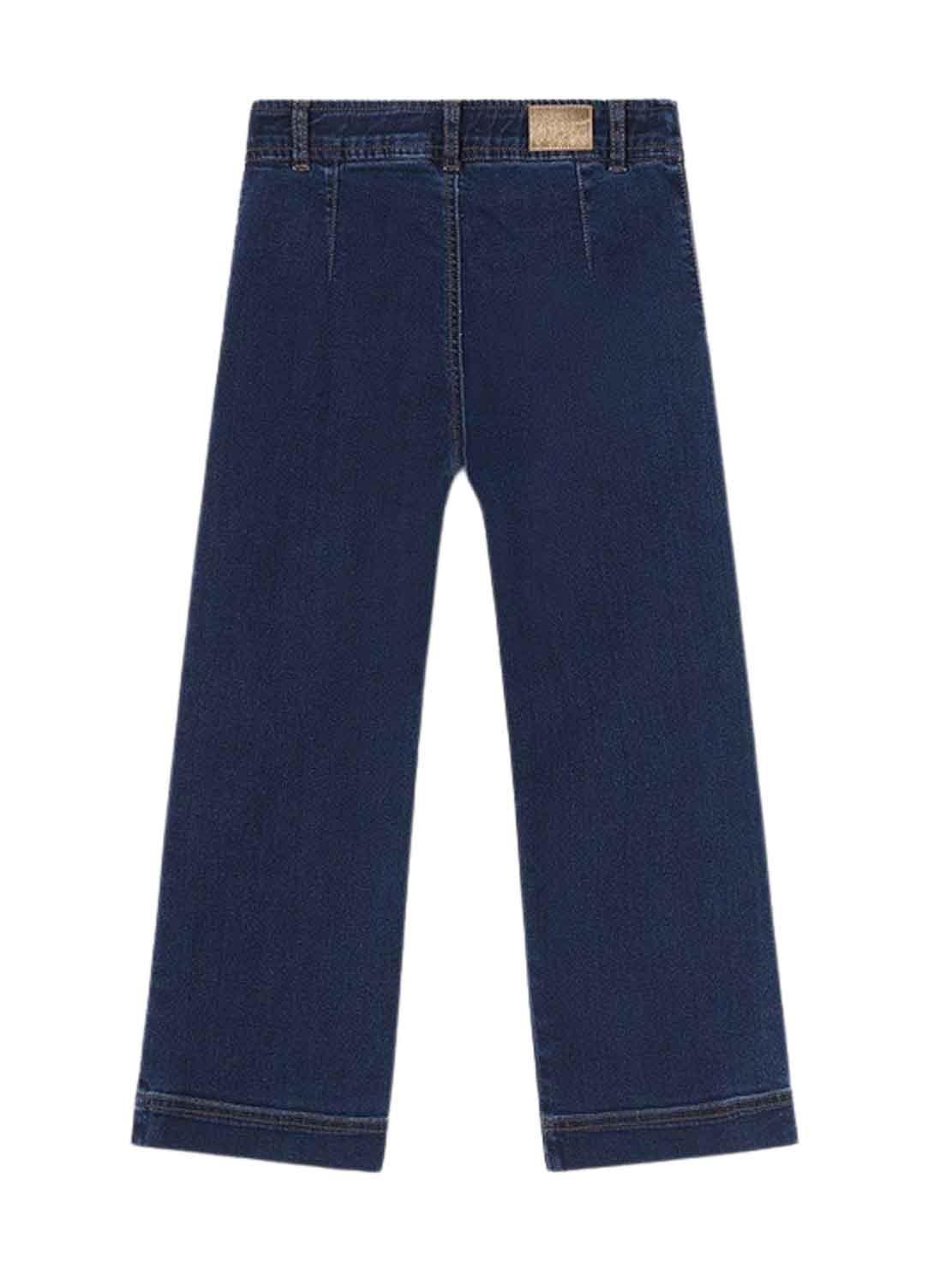Pantaloni Jeans Mayoral Tejano Botoni Denim Bambina