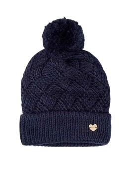 Cappello Mayoral Tricot Blu Navy per Bambina