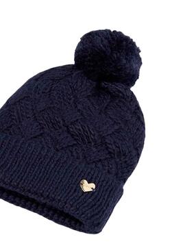 Cappello Mayoral Tricot Blu Navy per Bambina