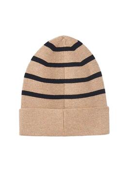 Cappello Mayoral Galletta Strisce Beige per Bambina