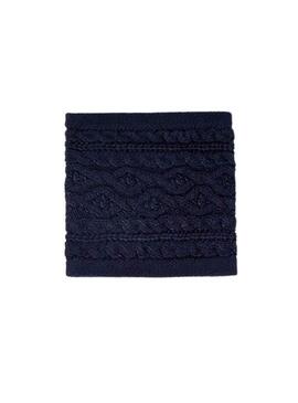 Collo Mayoral Tricot Blu Navy per Bambina