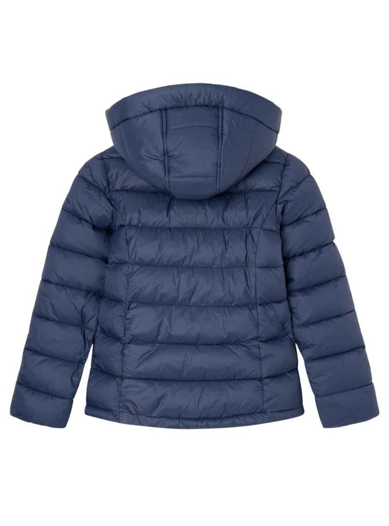 Giubbotto Trapuntato Pepe Jeans Simone Blu Navy Bambina