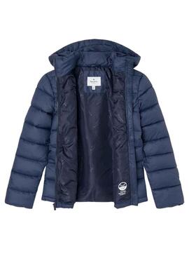 Giubbotto Trapuntato Pepe Jeans Simone Blu Navy Bambina