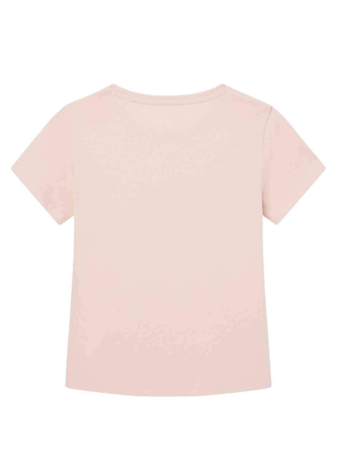 T-Shirt Pepe Jeans Wenda Winter Rosa per Bambina