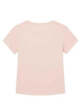 T-Shirt Pepe Jeans Wenda Winter Rosa per Bambina