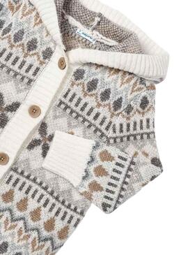 Giacca Mayoral Rebeca Tricot Jacquard Bambina