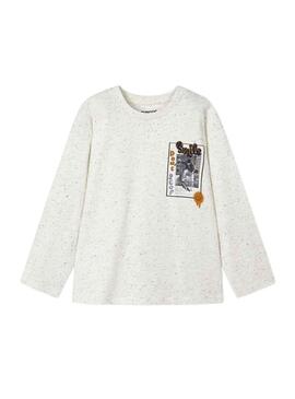 T-Shirt Mayoral Neps Bianco per Bambino