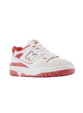 Sneakers New Balance 550 Bianco Rosso Bambini