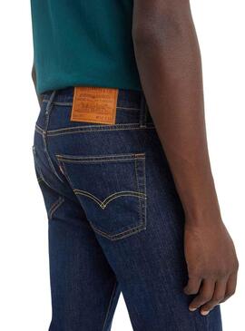 Pantaloni Jeans Levis 511 Slim Blu per Uomo