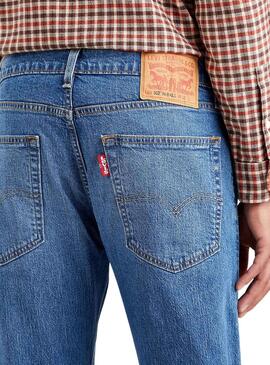 Pantaloni Jeans Levis 502 Taper Blu Uomo