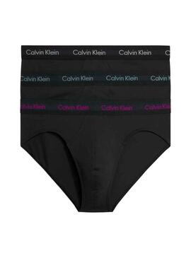 Slip Calvin Klein Hip Slip 3 Pack Nero H