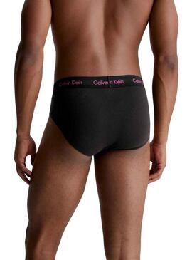 Slip Calvin Klein Hip Slip 3 Pack Nero H