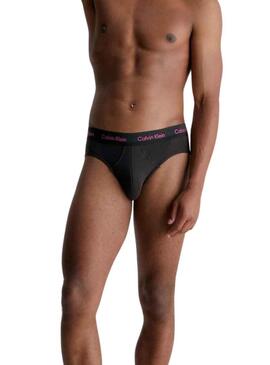 Slip Calvin Klein Hip Slip 3 Pack Nero H