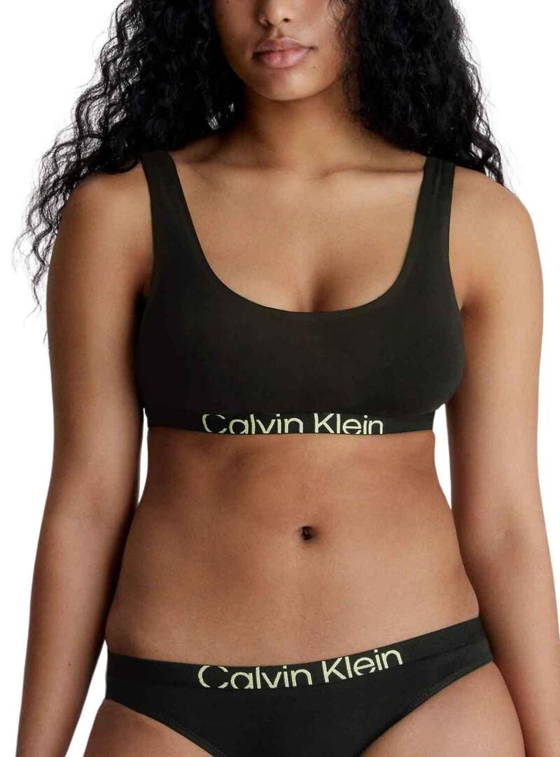 Reggiseno Calvin Klein Unlined Nero per Donna