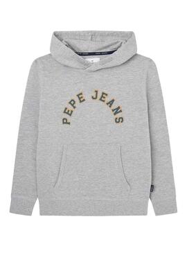 Felpa Pepe Jeans Nato Grigio per Bambino