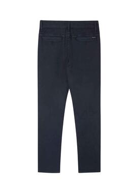 Pantaloni Chino Pepe Jeans Greenwich Blu Navy Bambino