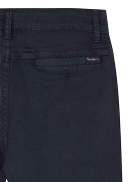 Pantaloni Chino Pepe Jeans Greenwich Blu Navy Bambino