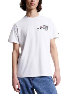 T-Shirt Tommy Jeans Entry Concerto Grigio Uomo