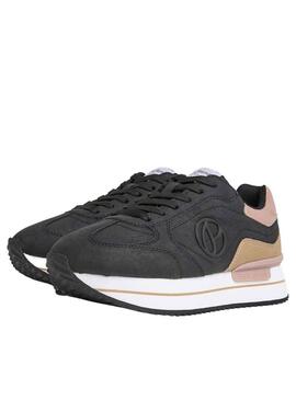 Sneakers Pepe Jeans Rusper Minimo Nero Donna