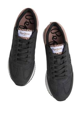 Sneakers Pepe Jeans Rusper Minimo Nero Donna