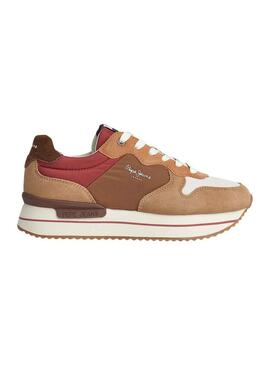 Sneakers Pepe Jeans Rusper Queen Marrone Donna