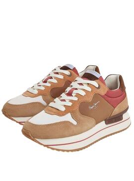 Sneakers Pepe Jeans Rusper Queen Marrone Donna