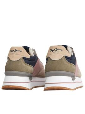 Sneakers Pepe Jeans Rusper Queen Rosa per Donna