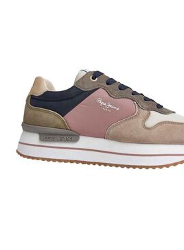 Sneakers Pepe Jeans Rusper Queen Rosa per Donna