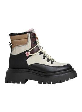 Stivaletto Pepe Jeans Queen Divertente Bianco per Donna