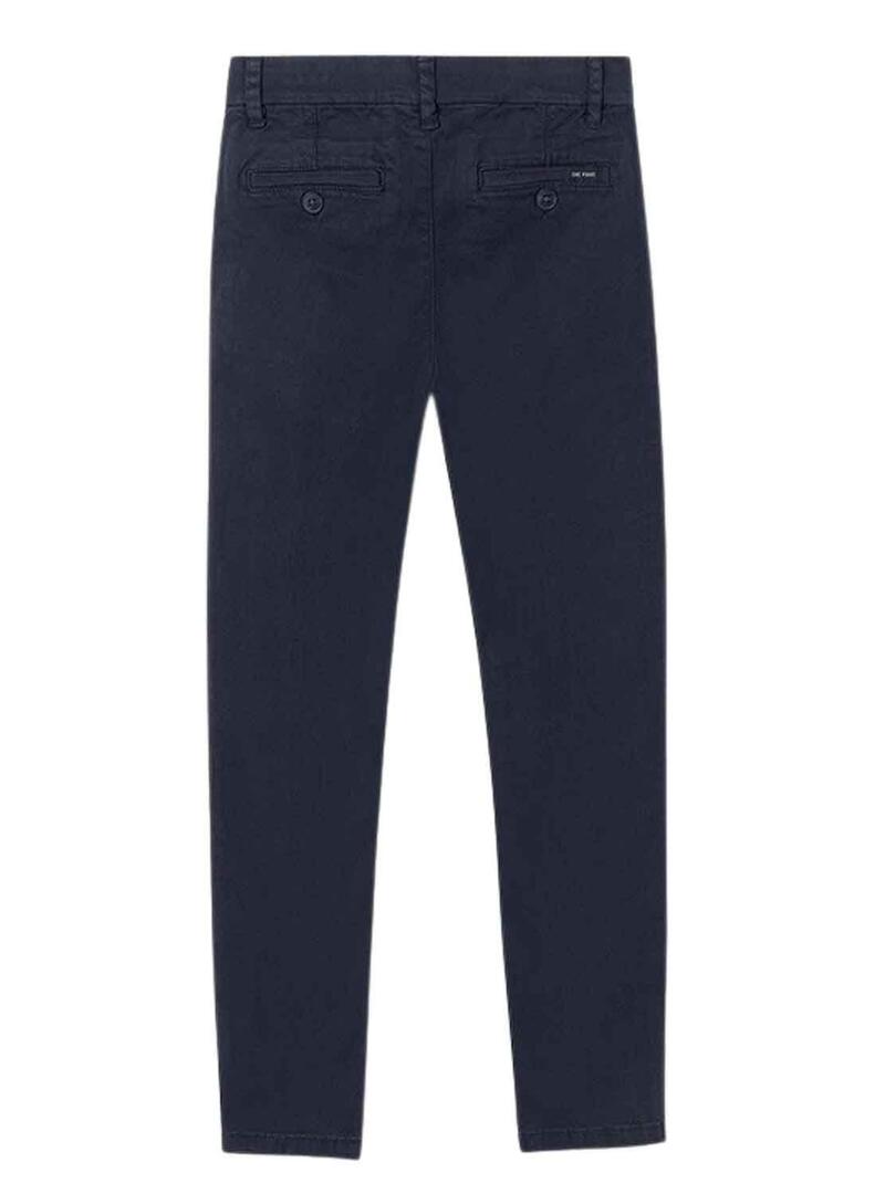 Pantaloni Mayoral Chino Base Blu Navy per Bambino