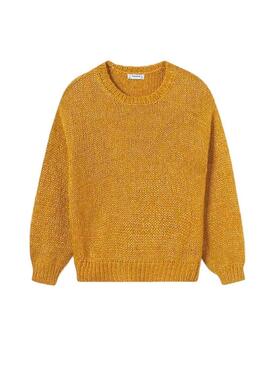 Pullover Mayoral Fantasia Giallo per Bambina