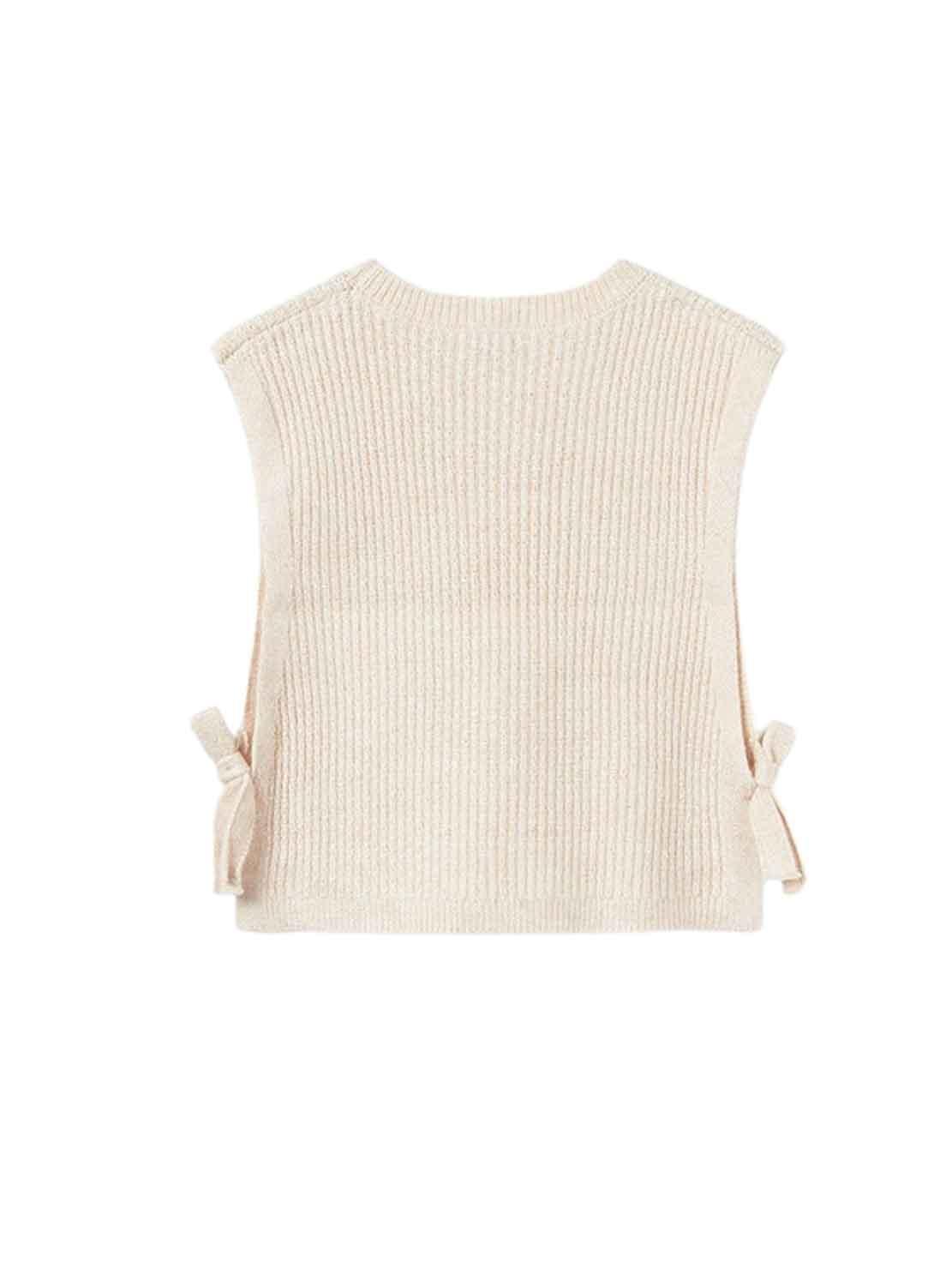 Gilet Mayoral Tricot Beige per Bambino