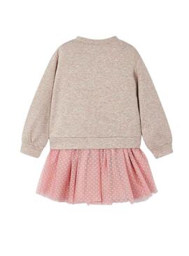 Set Mayoral Gonna Tulle Rosa per Bambina