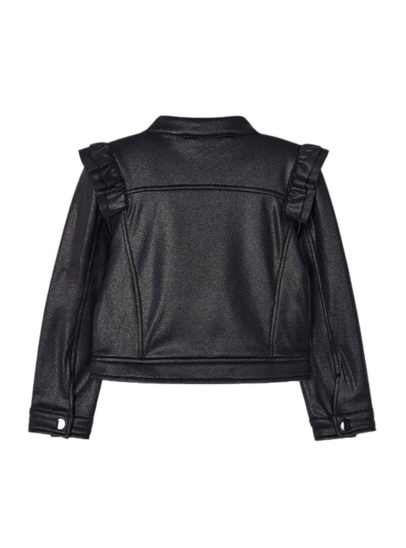 Giacca Mayoral Polare Fleece Nero per Bambina