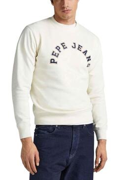 Felpa Pepe Jeans Westend Bianco per Uomo