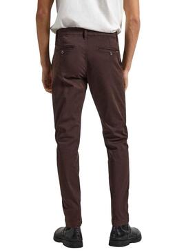 Pantaloni Pepe Jeans Charly Marrone Uomo