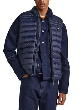 Gilet Pepe Jeans Ball Blu Navy per Uomo