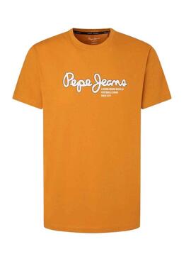 T-Shirt Pepe Jeans Wido Giallo per Uomo