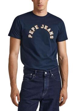 T-Shirt Pepe Jeans Westend Blu Blu Navy Uomo