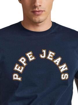 T-Shirt Pepe Jeans Westend Blu Blu Navy Uomo