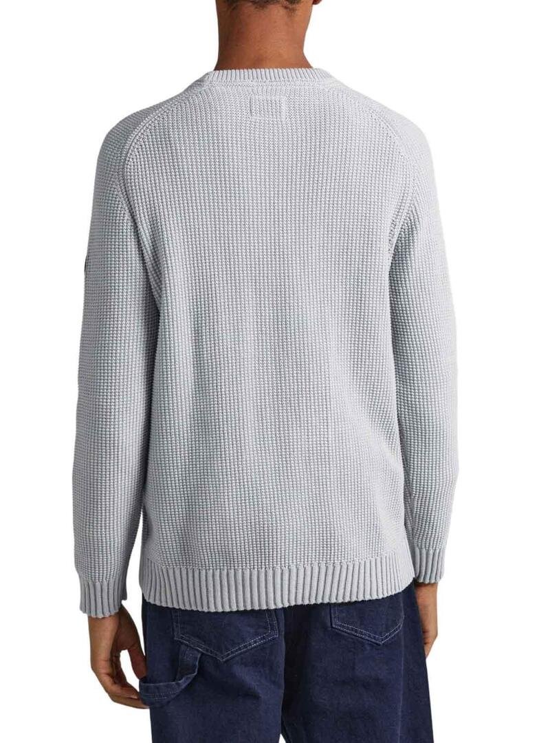 Pullover Pepe Jeans Sheldon Grigio per Uomo